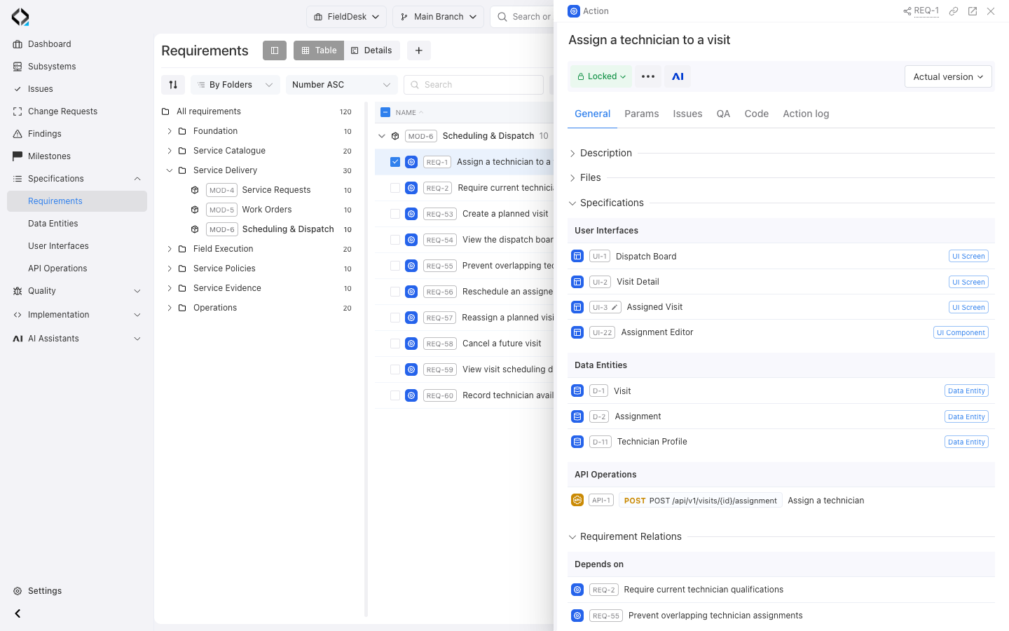 Reqode screenshot 2