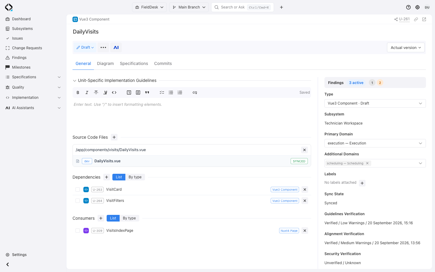 Check a concrete implementation